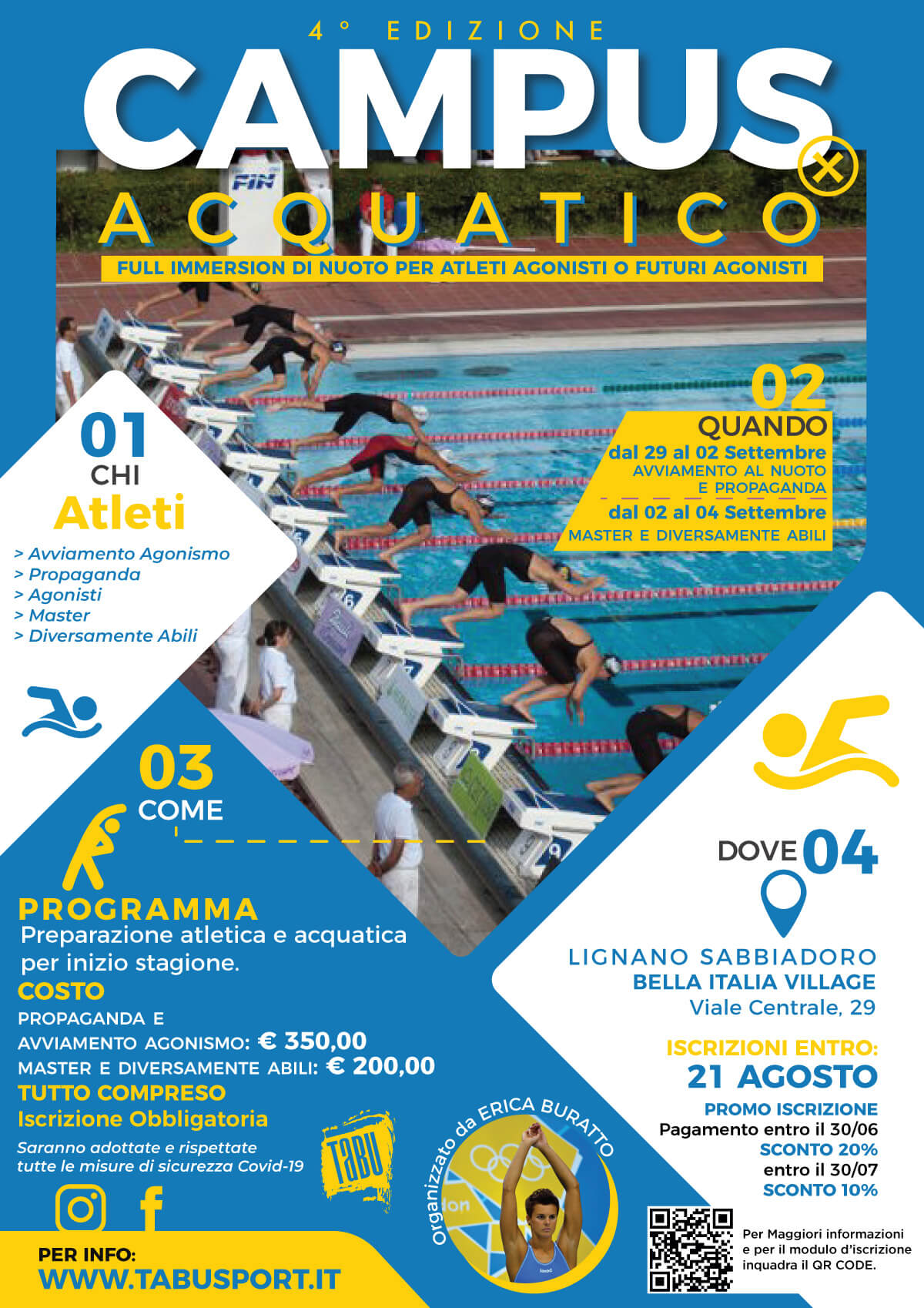 CAMPUS ACQUATICO 2022 a Lignano Sabbiadoro