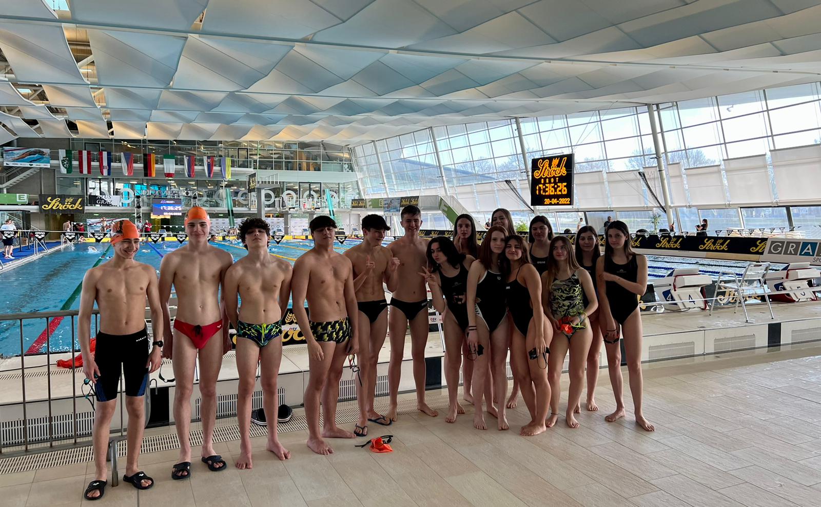 TA.BU. al Trofeo Internazionale di nuoto a Graz