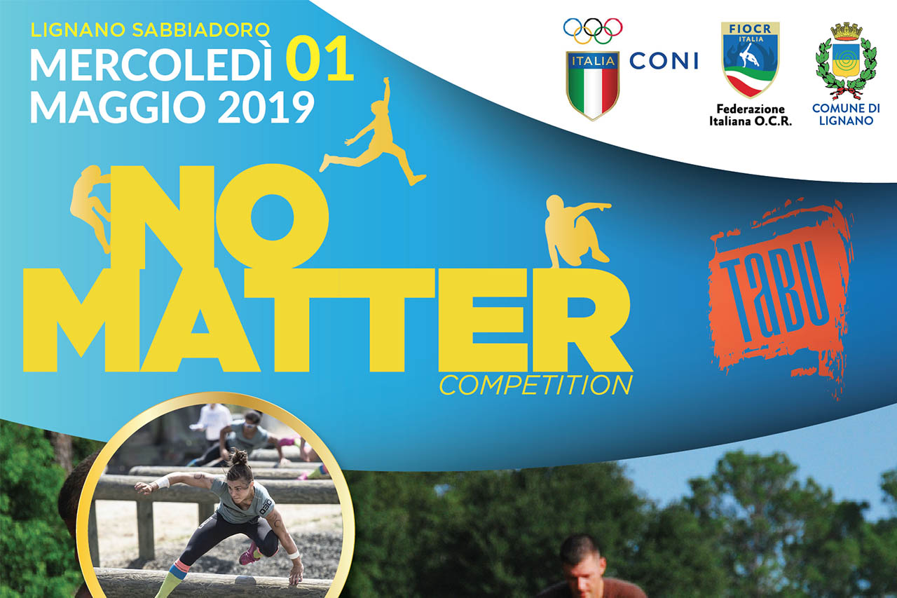 NO MATTER Competition corsa ad ostacoli a Lignano