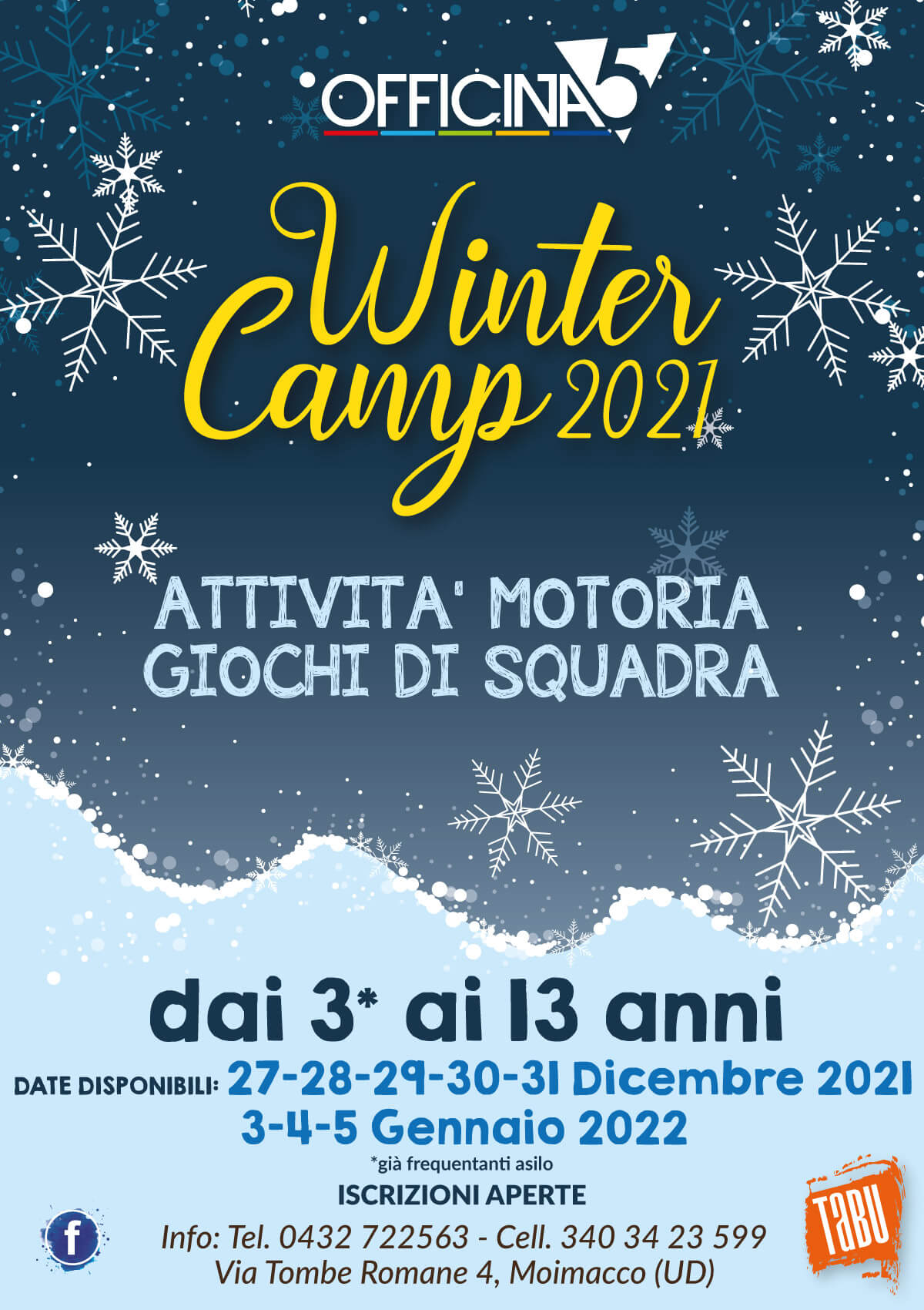 Centro vacanze invernale Winter Camp 2021 a Pradamano, Remanzacco e Cividale